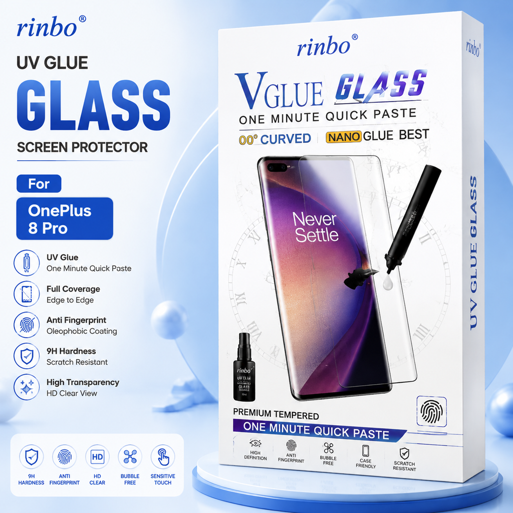 Premium UV Full Glue Curved Tempered Glass Screen Protector