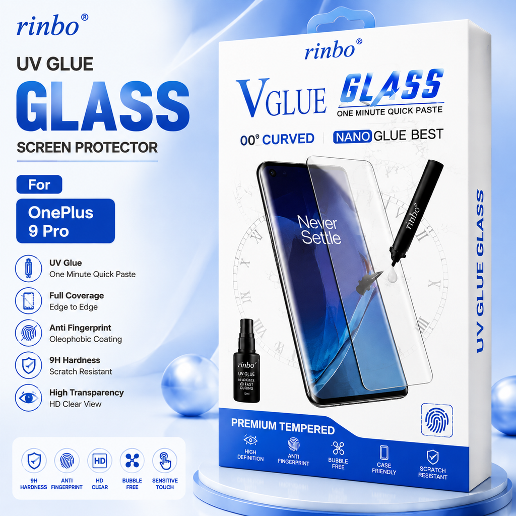 Premium UV Full Glue Curved Tempered Glass Screen Protector