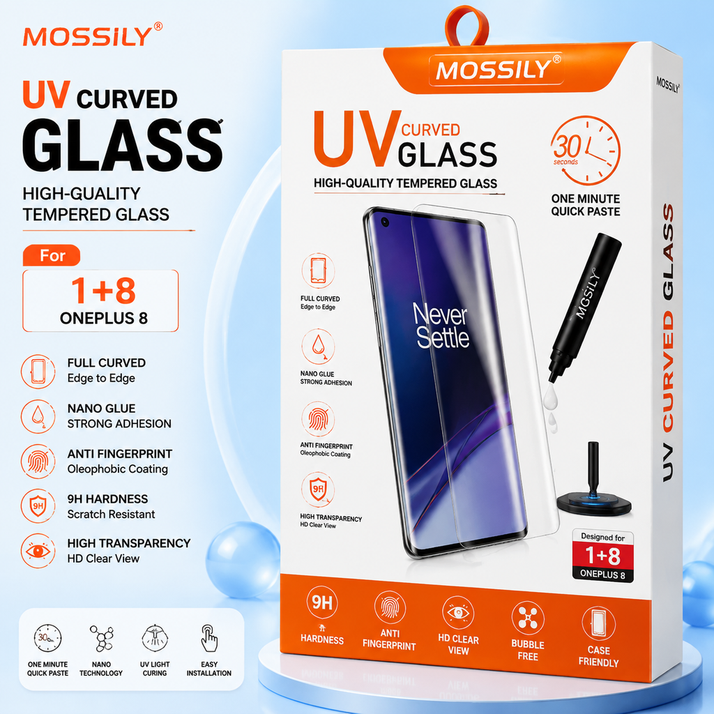 Premium UV Full Glue Curved Tempered Glass Screen Protector