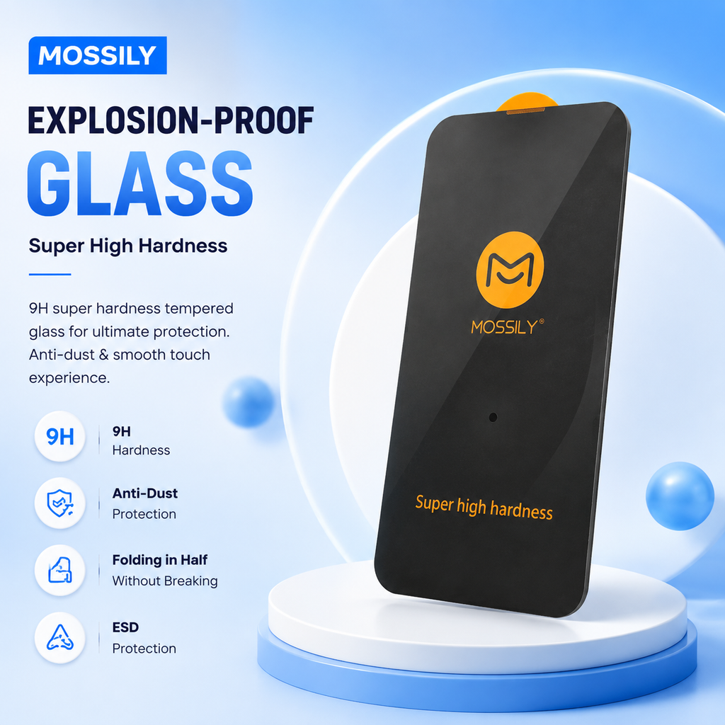 Premium Tempered Glass Screen Protector (Non-Privacy) – Ultra Clear Full Protection