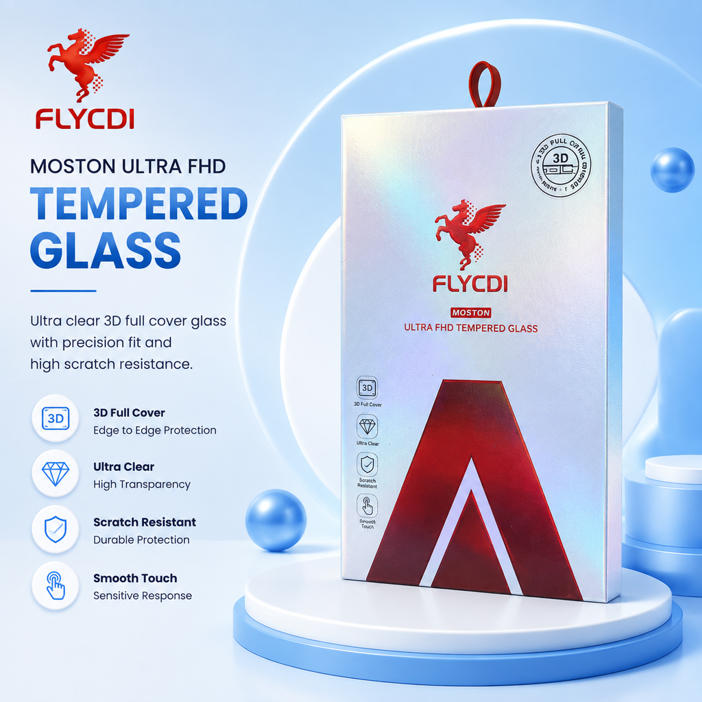 Premium Tempered Glass Screen Protector (Non-Privacy) – Ultra Clear Full Protection