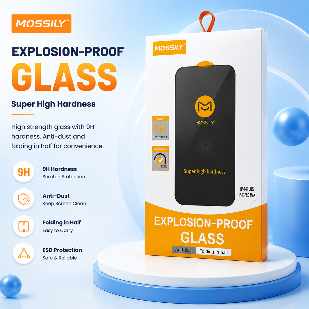 Premium Tempered Glass Screen Protector (Non-Privacy) – Ultra Clear Full Protection