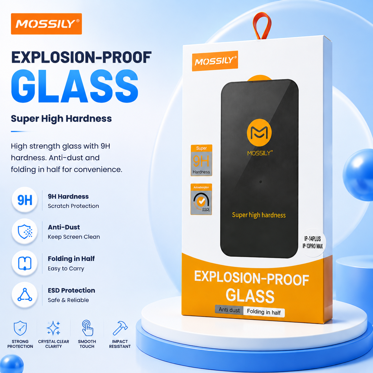 Premium Tempered Glass Screen Protector (Non-Privacy) – Ultra Clear Full Protection