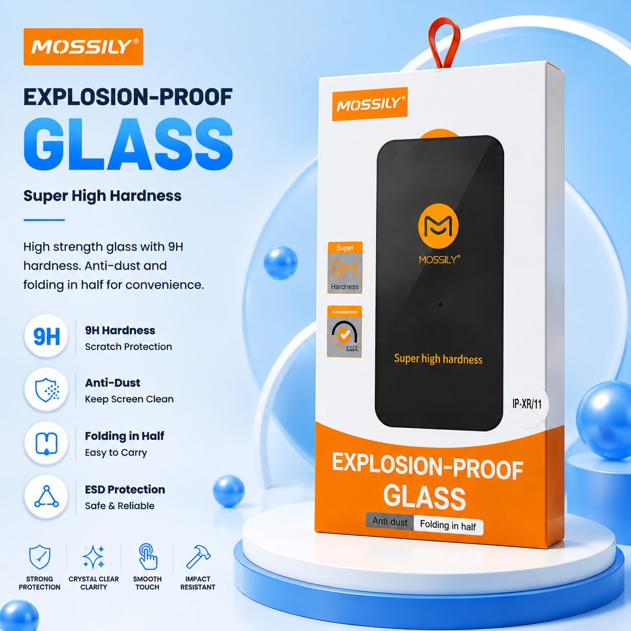 Premium Tempered Glass Screen Protector (Non-Privacy) – Ultra Clear Full Protection
