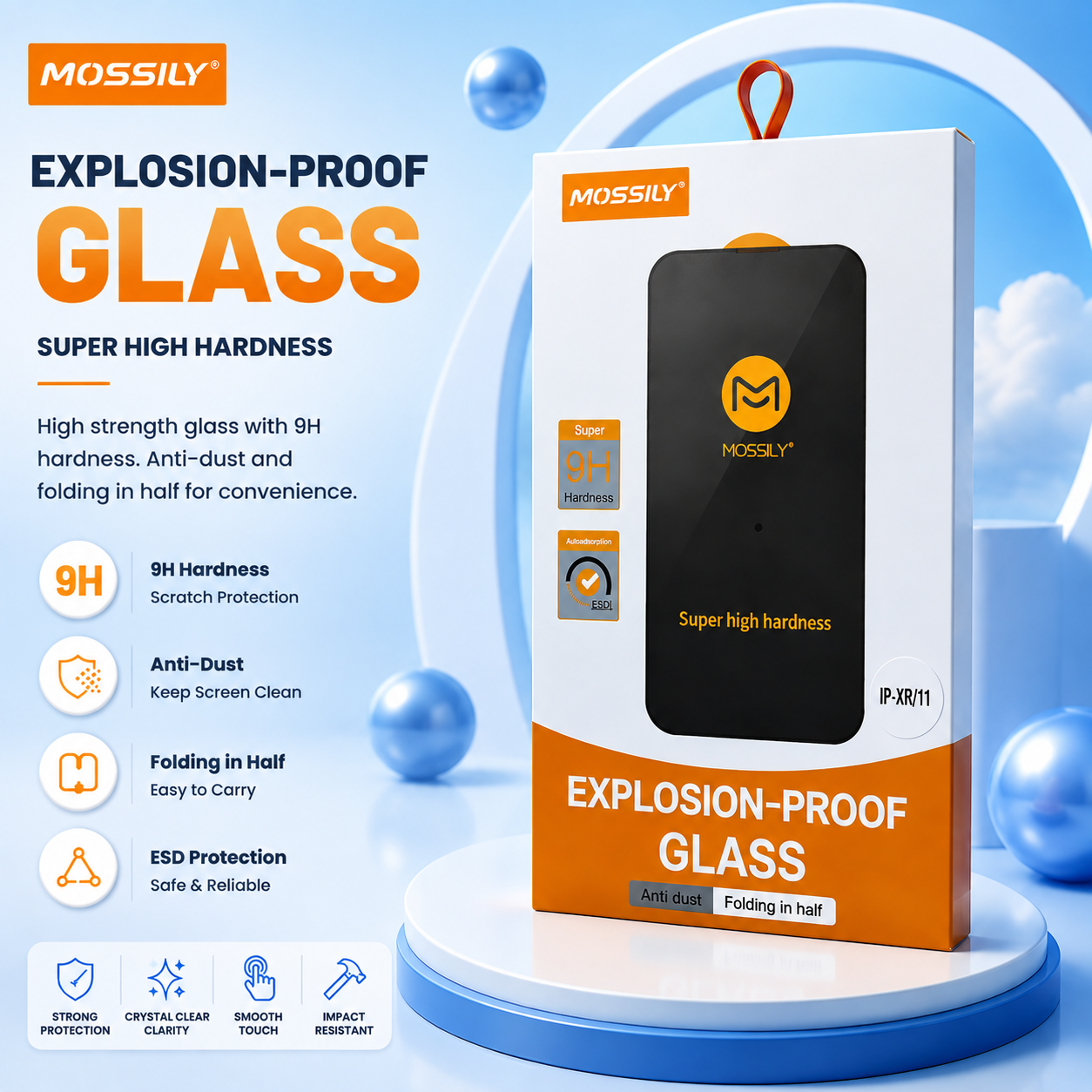 Premium Tempered Glass Screen Protector (Non-Privacy) – Ultra Clear Full Protection