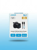 ANKER Compact 33W Dual-Device Wall Charger (Stylish Fast Charger)