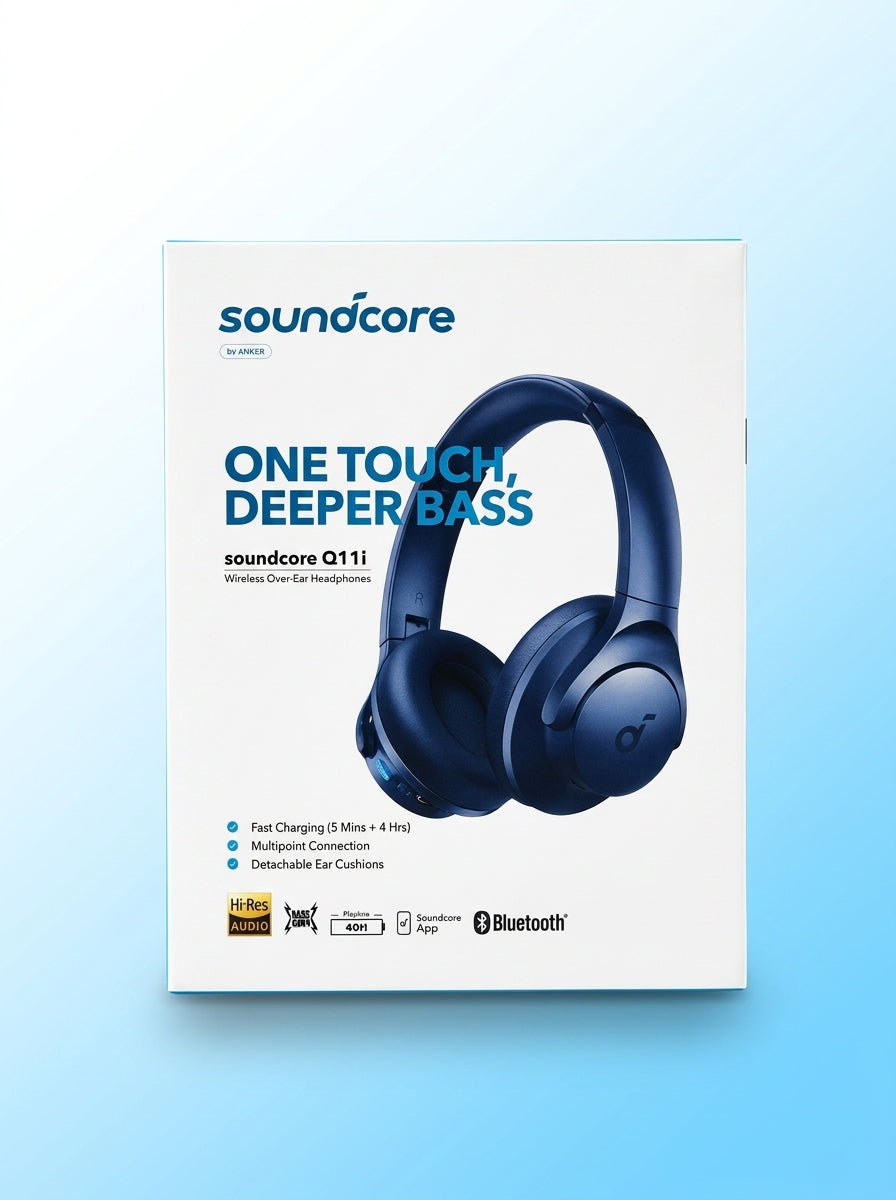 Soundcore by ANKER Q11i Wireless Over-Ear Headphones